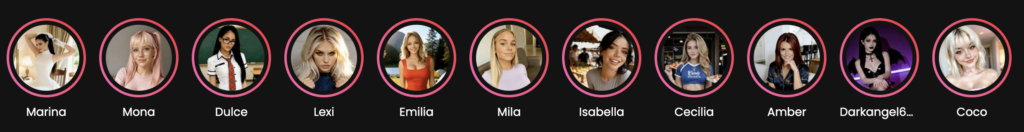 Candy.ai live stories function 